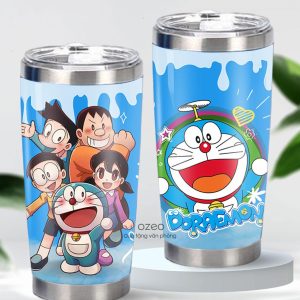 Ly Giữ Nhiệt In Hình Doraemon Siêu Dễ Thương